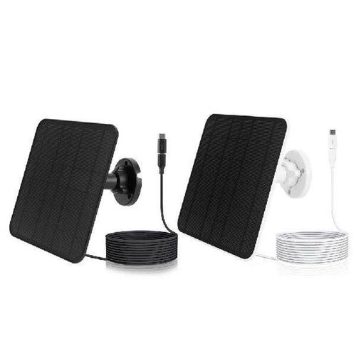5V 6W Solar Panel Micro USB & USB-C Port Power Supply 9.8