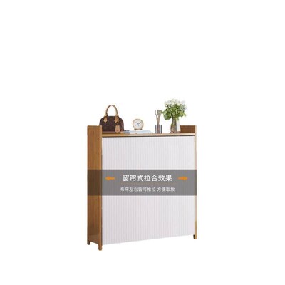 Shoe rack installation free storage shoe cabinet