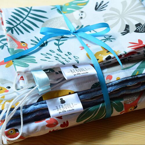 300pcs Personalised clothing label with wash instruction