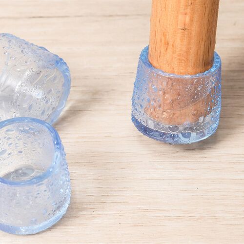 4/8/12pcs Protector Chair Leg Caps Rubber round Square Floor