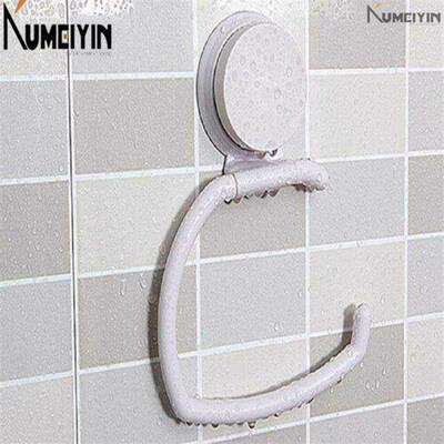 -Plastic Towel Rack Toilet Paper Tissue Roll Holder Mounted-