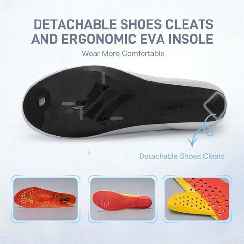 Santic Cycling Shoes Carbon Fiber Road Lock Shoes Competitio