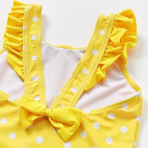 1~12Y Girls Swimsuit one piece Girls Swimwear Ruffle style C
