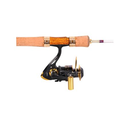 折叠把手纺车轮金属头垂钓鱼轮鱼线轮纺车轮海竿轮渔轮筏钓轮