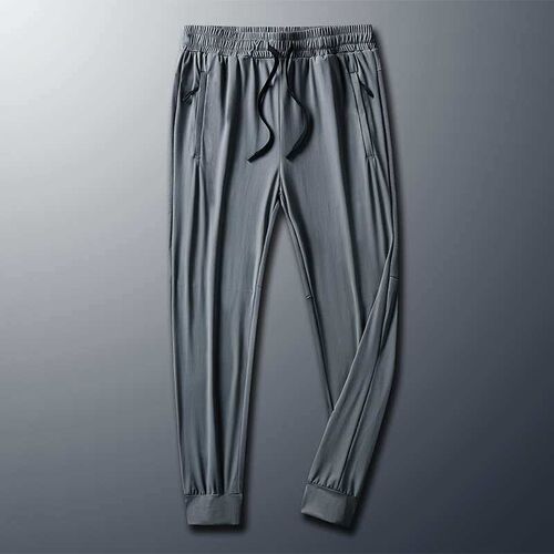 Summer Ice Silk Quick-drying Pants Mens Loose Plus Size Plu