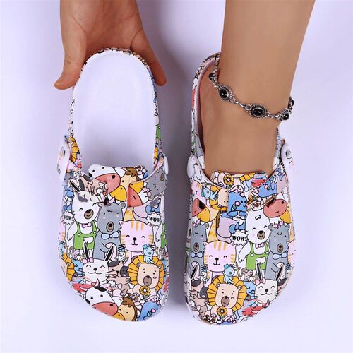 Stylish Flat Sandals Soft Insoles Adjustable Strap Easy-On