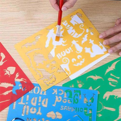 5/20pcs Drawing Stencils Set for Kids Large Plastic Stencil