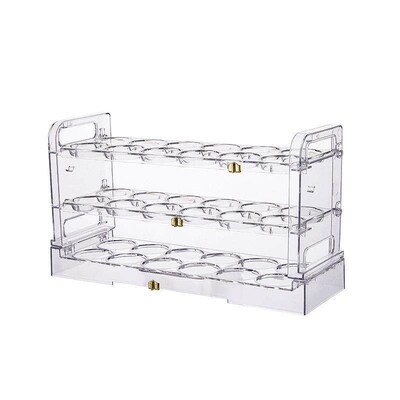 Side-Egg Holder for Refrigerator, Manual Timer Egg Flipping
