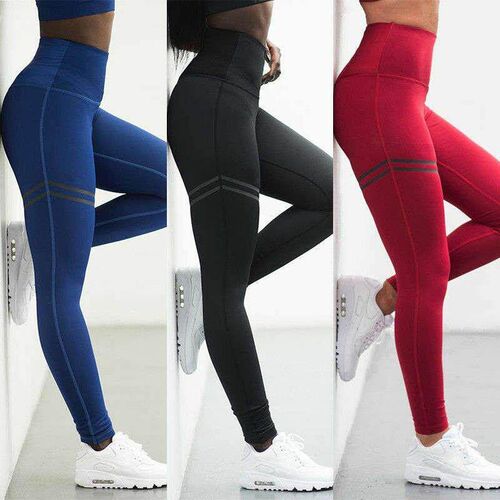 Women&mp;#9;s Pnts Fitness Leggings Printed High Wist Pnts
