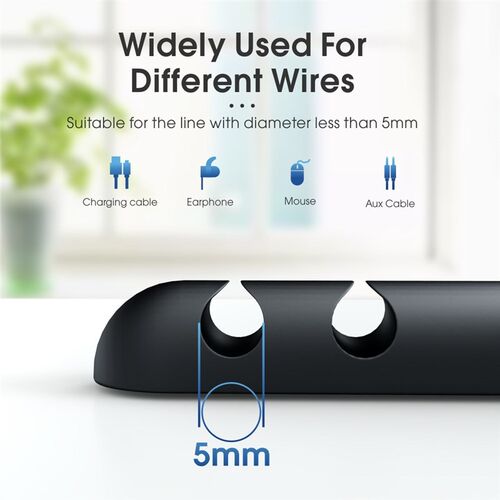 Vothoon New Cable Organizer Silicone USB Cable Winder Flexi