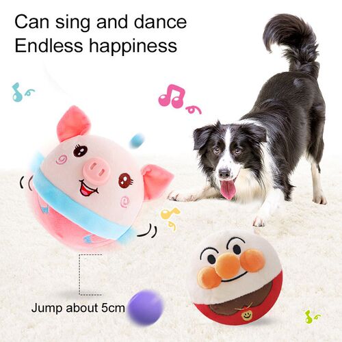 Electronic Pet Dog Toy Ball Pet Bouncing Jump Balls Talking