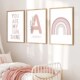 Butterfly Sun Nursery Room Wal Heart Pink Daisy Girl Rainbow