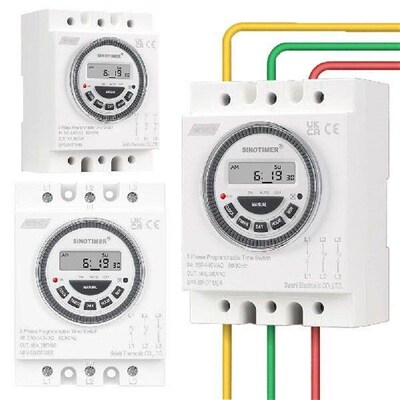 TM619-380V Multipurpose Digital Programmable Time Switch