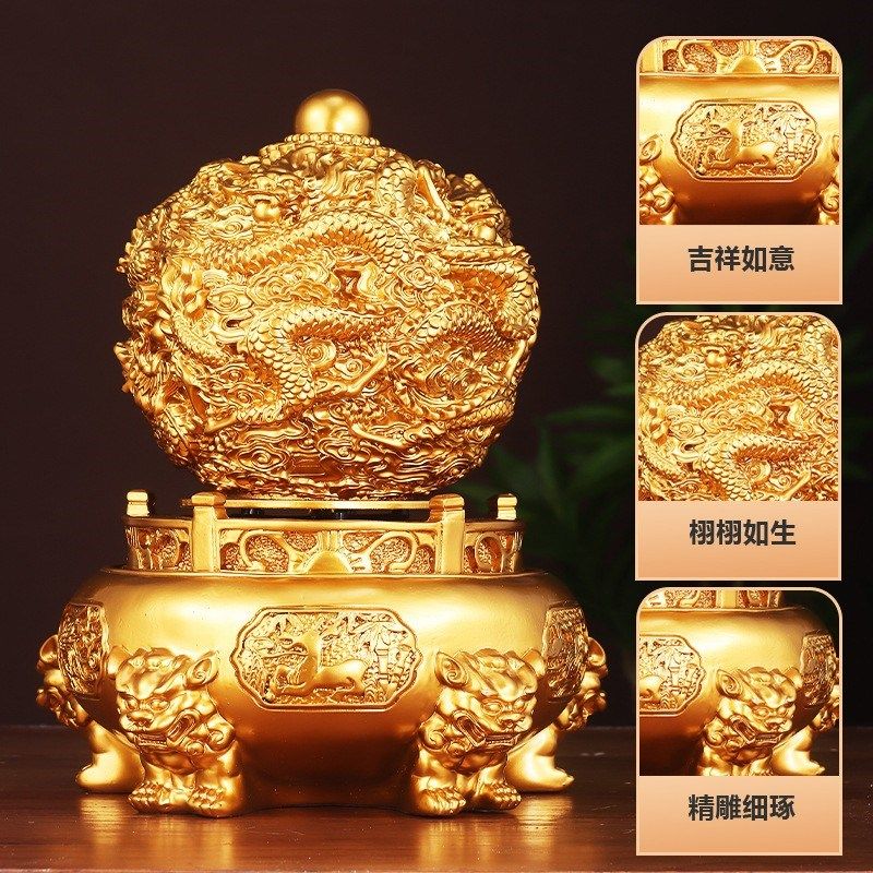 九转乾坤鼎摆件中式客厅酒柜装饰品办公室桌摆设前台店铺开业礼品,家居饰品,装饰摆件,淘宝优惠券,粉丝福利购,淘宝优惠卷