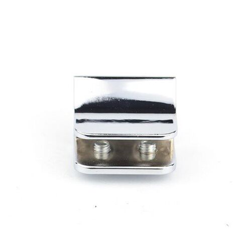 large gloss alloy glass clip/clamp, shelf clip,glass laminat