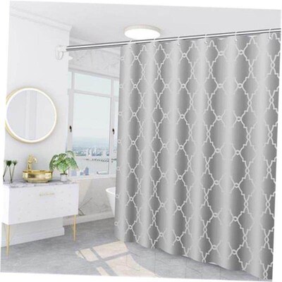 The bathroom shower curtain checkered PEVA Environmental