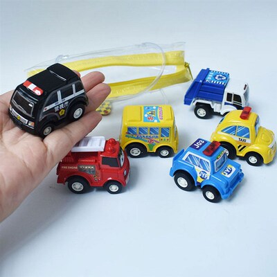 6pcs/set Children Mini Pull Back Car Toy Construction Vehicl