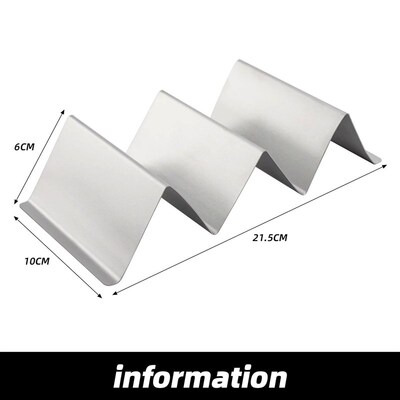 Taco Holder Stainless Steel Taco Stand Rack Tray Oven Mexica