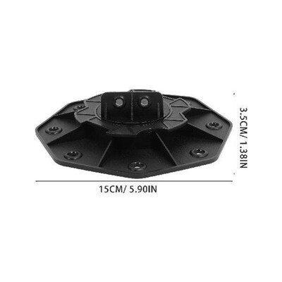 5 Pcs Height Adjustable Deck Support Pedestal Sturdy Floor