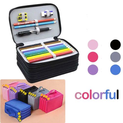 72 Holes Four layers Pencil Case Large Capacity Kawaii Pen S