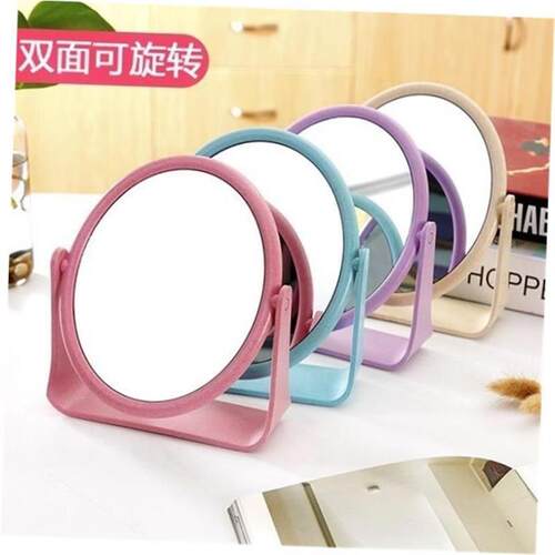 shun 7 double-face rotatin mirror table mirror simple