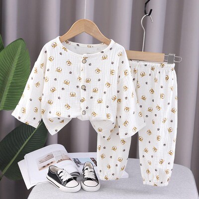 Kids Baby Boys Girls Cartoon Printe Short Sleeve ops Shirts