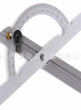 不锈钢可调式角度尺 可调角度量角器150x100mm10-170度可调角度尺