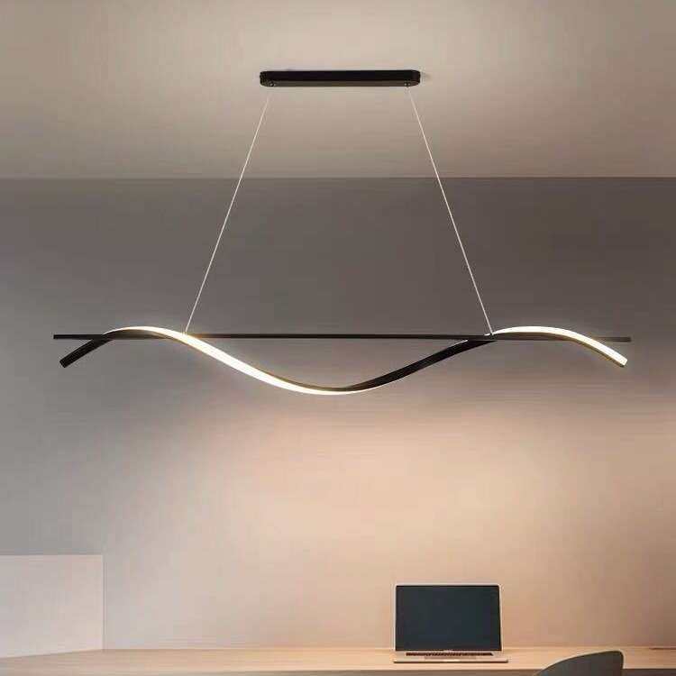 LED餐厅吊灯书房现代简约餐桌吧台灯创意个性前台办公led长条吊灯,3C数码配件,其它配件,淘宝优惠券,粉丝福利购,淘宝优惠卷