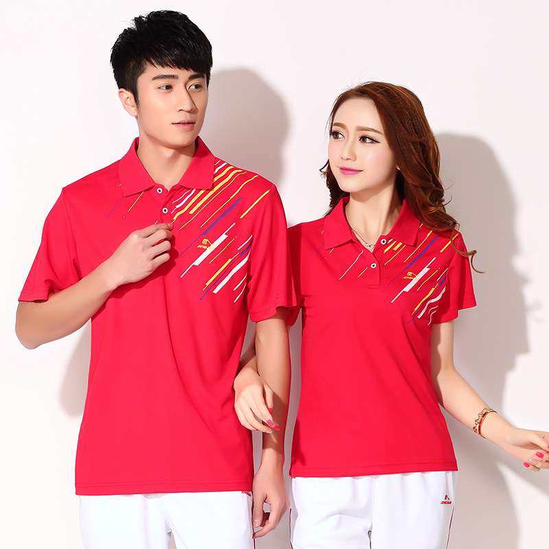 晋冠夏季运动服套装速干短袖t恤男女款佳木斯广场舞健身操团体服