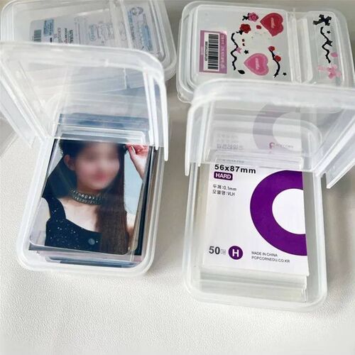 INS Transparent Plastic Storage Box Mini Plastic Box Rectang