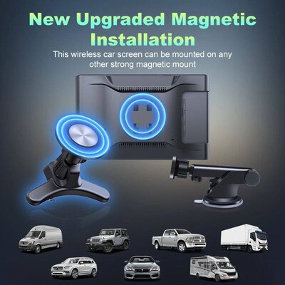 7 inch Portable Multimedia Player Carplay AI Screen IPS Touc