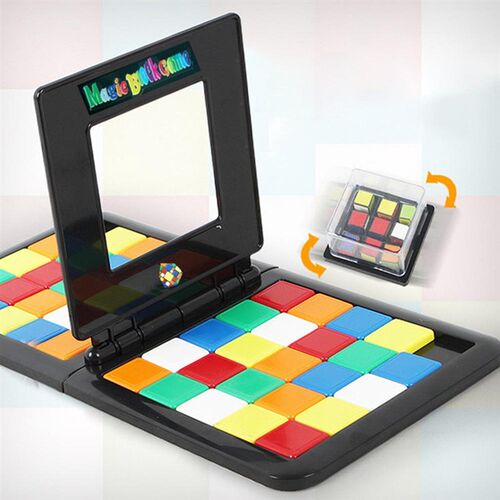 Color Battle Square Race Game Parent-Child Square Desktop Ki