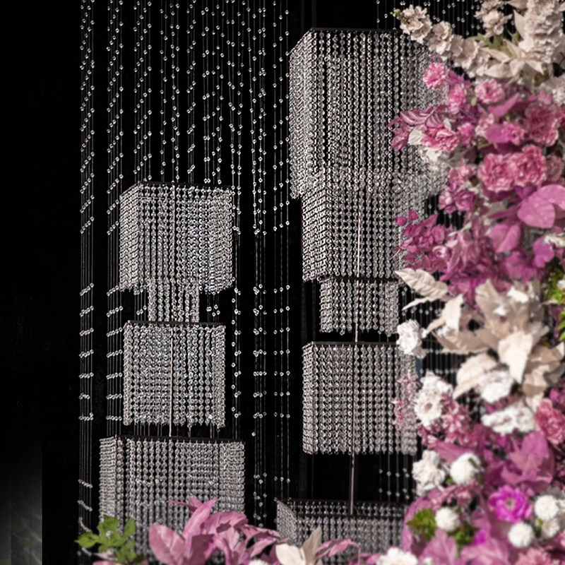 新款婚庆韶华路引发光韩式韶华水晶珠帘路引串婚礼堂T台装饰道具,节庆用品/礼品,路引,淘宝优惠券,粉丝福利购,淘宝优惠卷