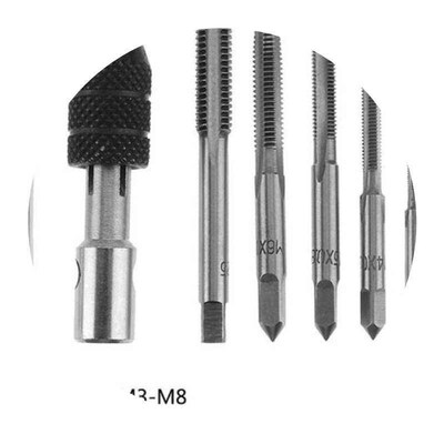 High Quality 6pcs T-type Wrench Drill Set Hand Tapping Tools