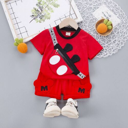 New Summer Baby Clothes Suit Children Fashion Boys Girls Car
