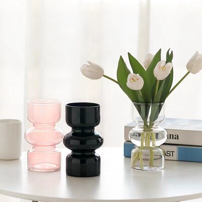 Simple Ins Style Middle Ancient Glass Vase Vintage Chinese N