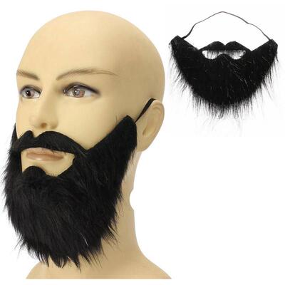 1PC Long Fake Beard Fancy Dress Halloween Costume Party Faci
