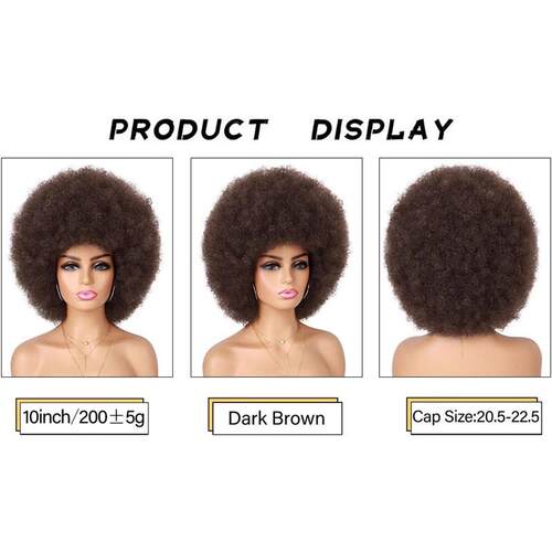 35 Colors Spot Instant African Womens Wig Head ver Fluffy S