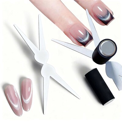 Double-head French Nail Art Magnet Set Cat Eye Magnetic Rod