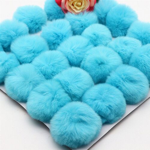 25pcs Fluffy Soft Pom Pom 6 Cm 8 Cm Artificial Plush Pom Diy