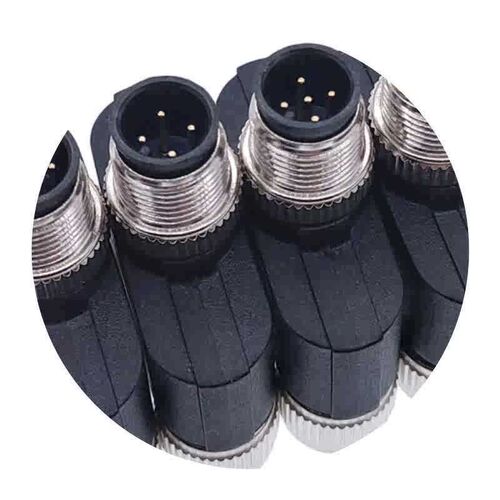 1pcs Waterproof aviation connector M12  male to female plug