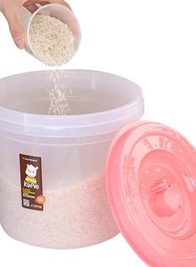 以装米桶圆形米5l上食品级塑料桶30FEZ斤圆桶封箱家用5密0斤