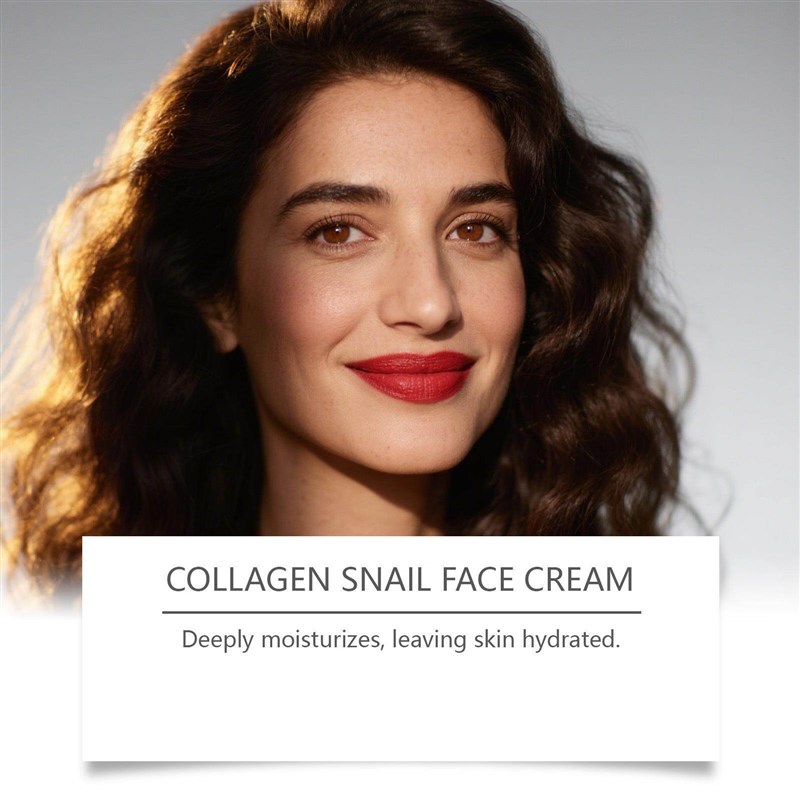 Hoygi Collagen Snail Elastic Moisturizing Cream - A nourishi - 实物图