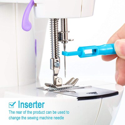 Sewing Machine Needle Threader Stitch Insertion Tool Automat