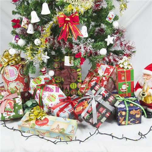 80g Christmas decorative gifts gift box wrapping paper diy d