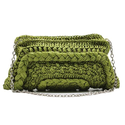 New hand-woven 2023 style straw bag simple womens shoulder