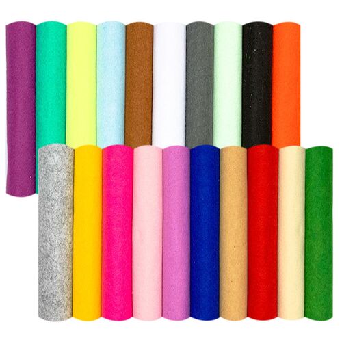 20/90*90cm Soft Felt Fabric Non-woven Felt Fabric Sheet  DIY