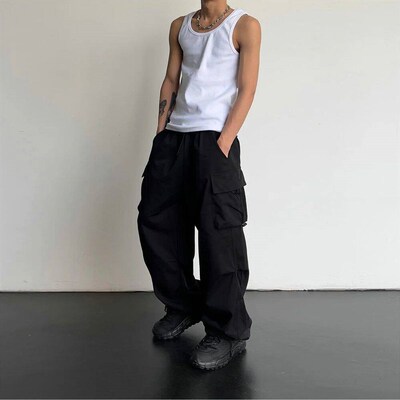 Spring Summer Fashion Casual Pans For Men Sreetwear Solid Co