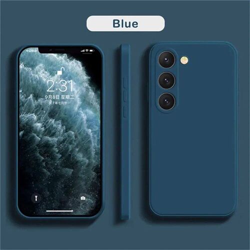 luxury Liquid Silicone Case for  S25 S24 Galaxy S20 S21 S22