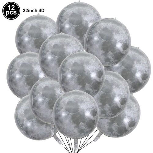 20Pcs 22Earth Balloons 4D Round Globe Balloons World Map
